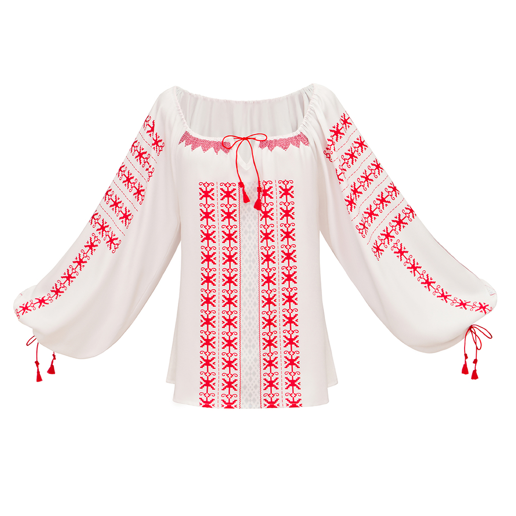Puff Sleeve Blouse - Костюм для косплея Marion Ravenwood, женская