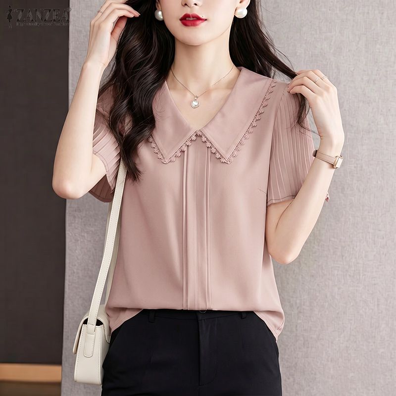 Women'S Fashion Trends Spring 2026 - 2026 ZANZEA Летняя элегантная блузка с
