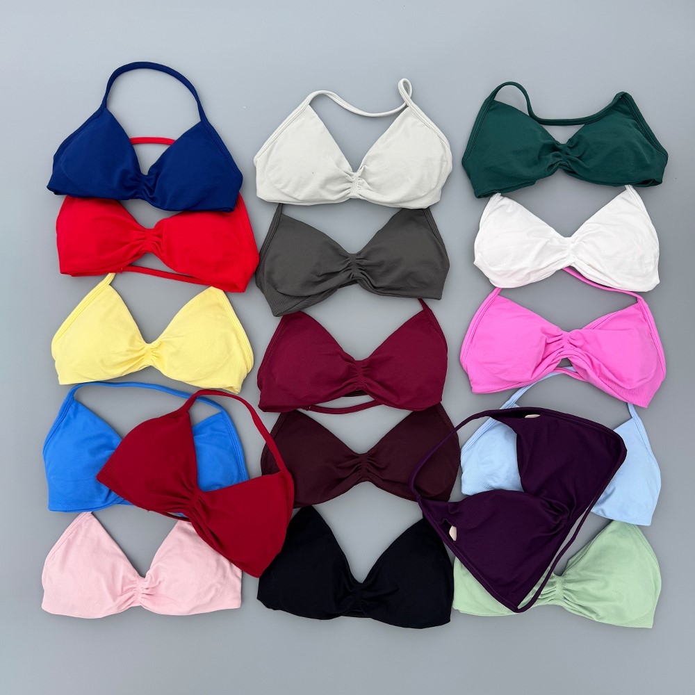 Bra Top Seamless - Бюстгальтер-топ с тонкими бретелями для женщин,