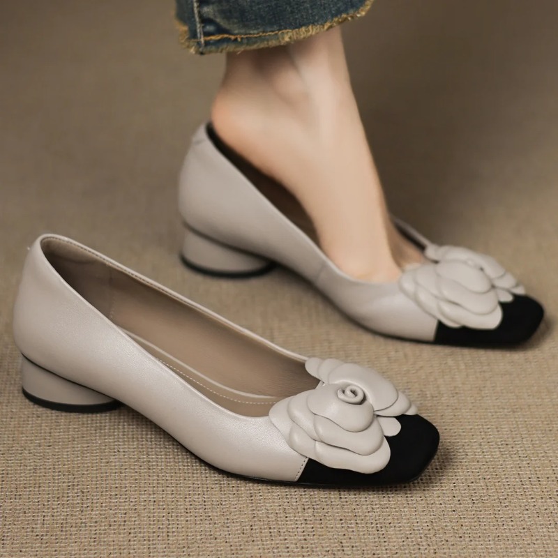 Women'S Fashion Line - Женские туфли-лодочки из овчины размера плюс