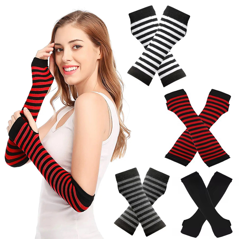 Women'S Fashion Gloves - Женские вязаные нарукавники Y2K для вечеринок