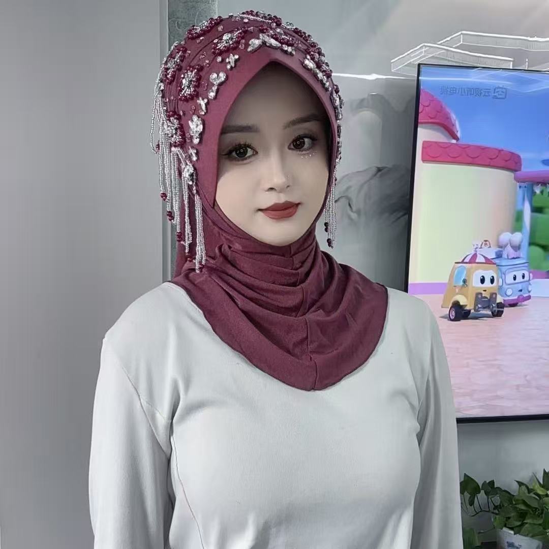 Women Fashion Malaysia - Абайя, хиджаб, мусульманский женский платок, кружевной