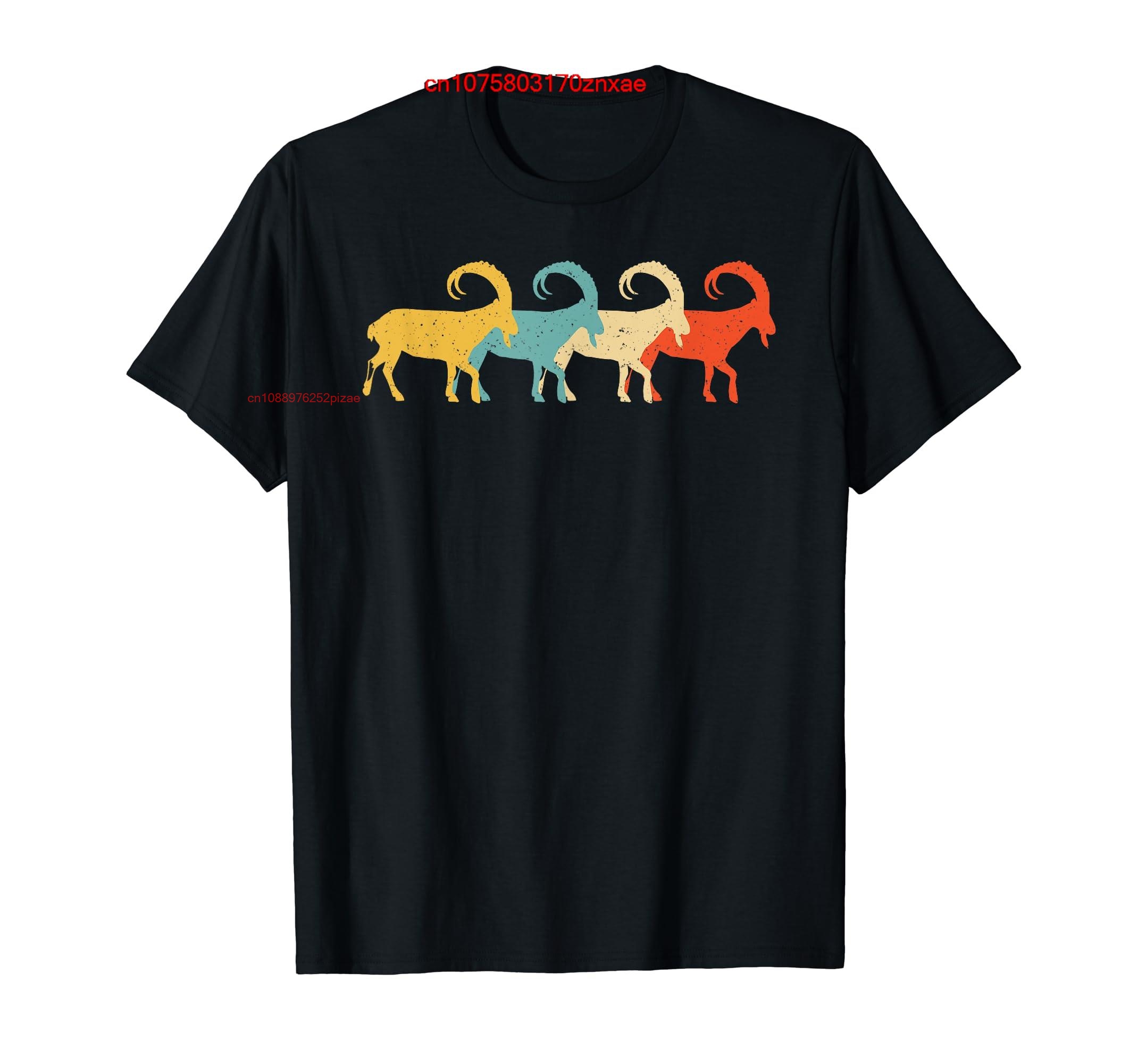 Women'S Fashion Of The 70S - 100% хлопок Markhor Vintage Retro Goat