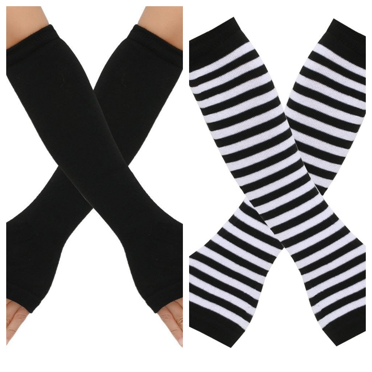 Women'S Fashion Gloves - 2 пары теплых вязаных длинных перчаток