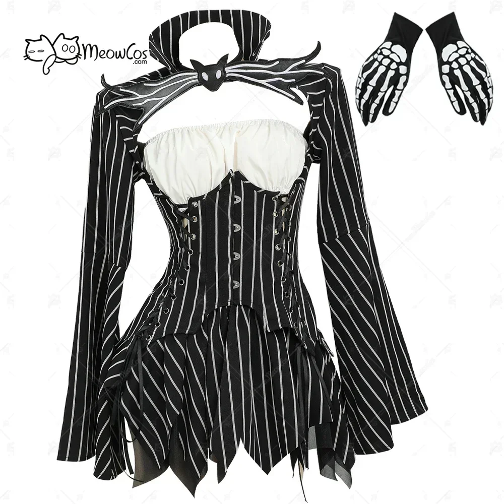 Women'S Fashion Gloves - Женский костюм для косплея MEOWCOS Джек,