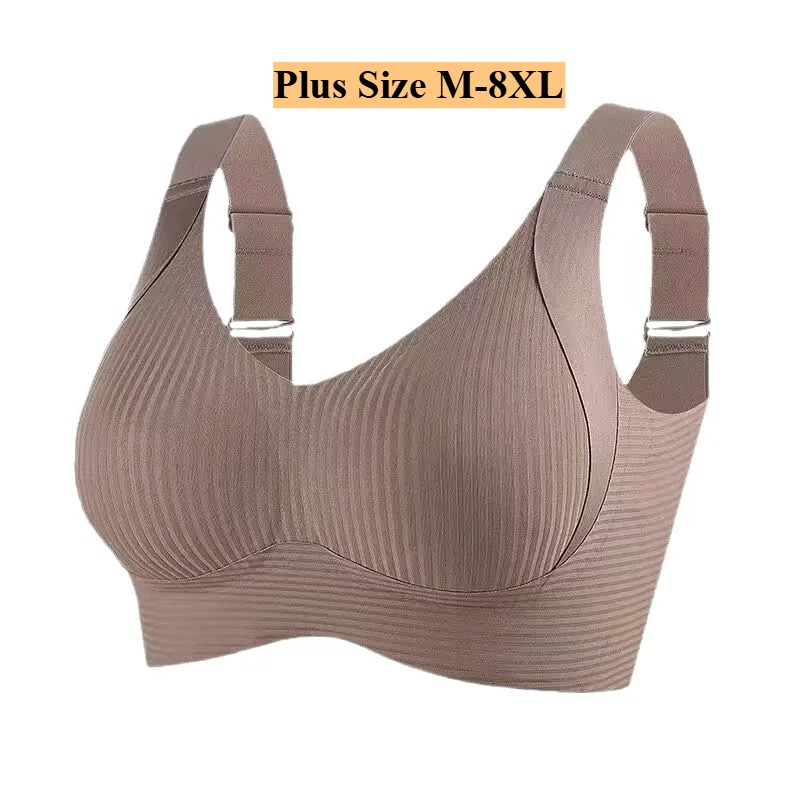 Bra Top Seamless - Бюстгальтер M-8XL Plus Size для женщин: