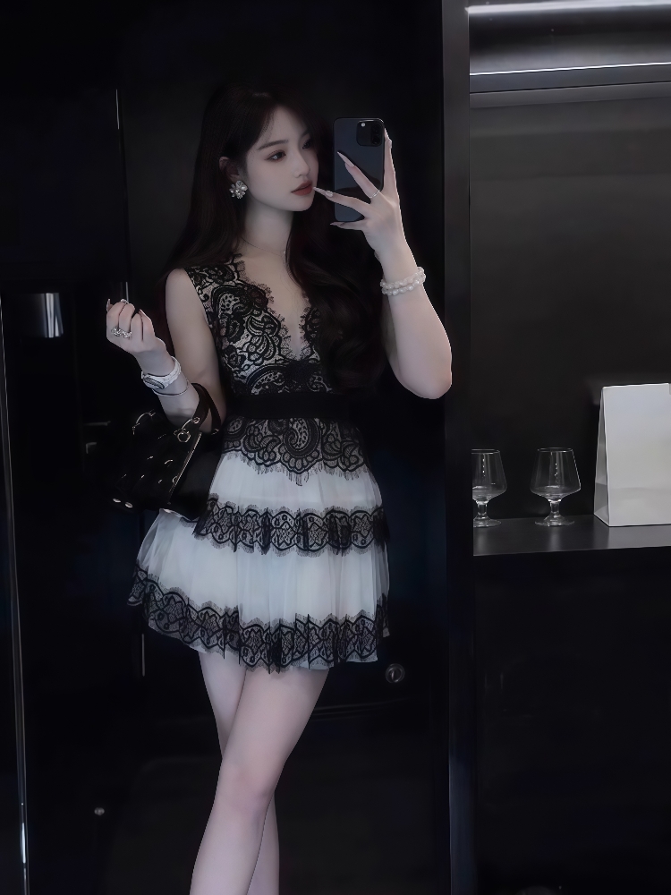 Women'S Fashion Trends 2025 - Лето 2025 г., элегантное кружевное контрастное