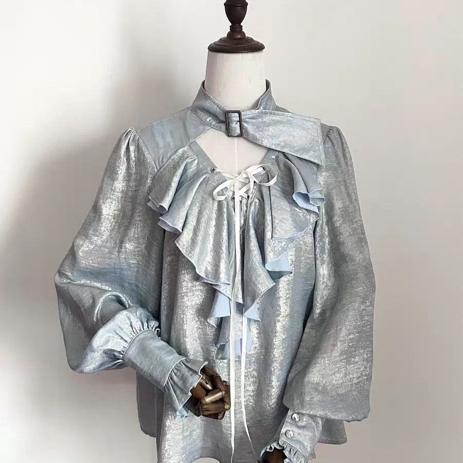 Японская блузка в стиле Лолита – обзор и цена Puff Sleeve Blouse