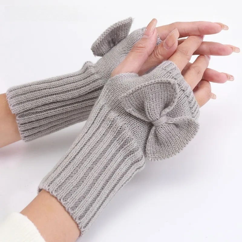 Вязаные перчатки без пальцев с – обзор и цена Women'S Fashion Gloves