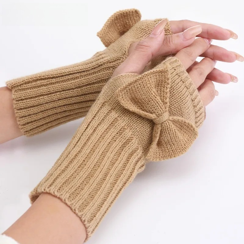 Вязаные перчатки без пальцев с – обзор и цена Women'S Fashion Gloves