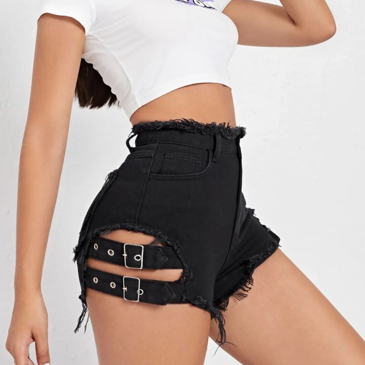 Женские джинсовые шорты с высо – обзор и цена Women'S Fashion Trousers