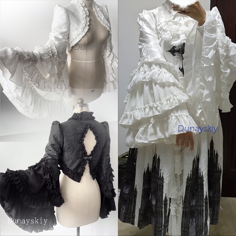Готический комплект для вечери – обзор и цена Puff Sleeve Blouse