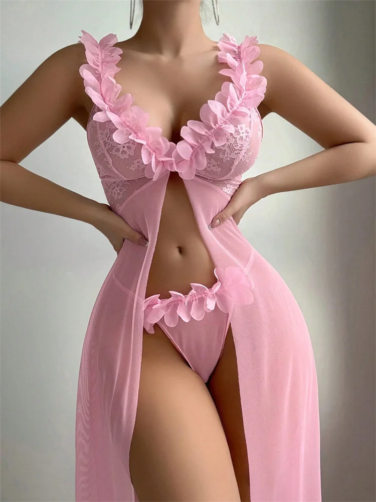 Розовая кружевная прозрачная н – обзор и цена Women'S Fashion Line