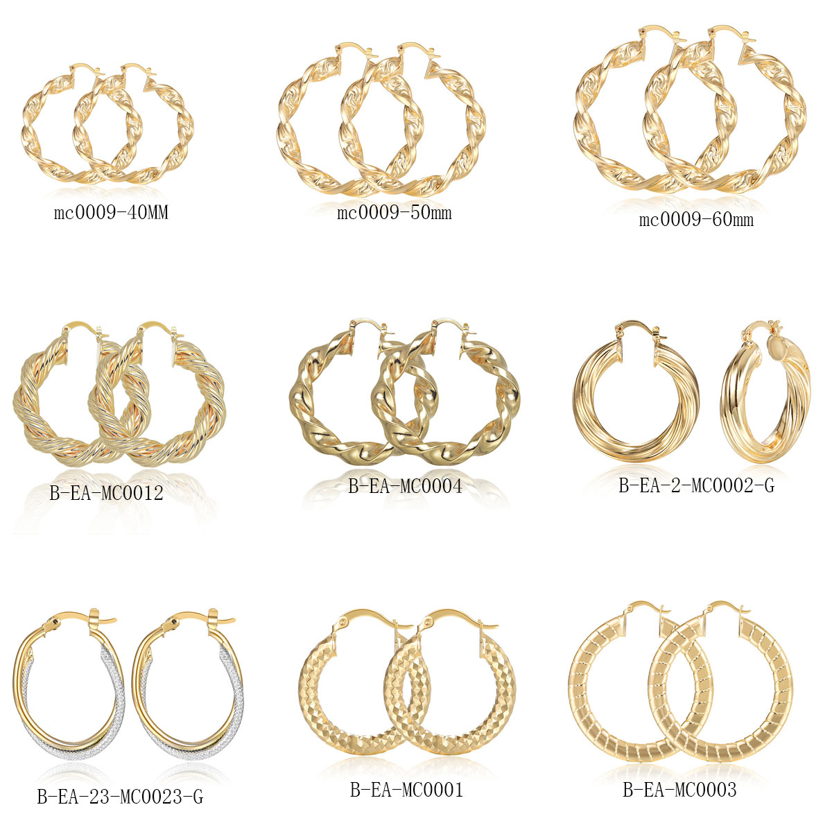 9 пар, позолоченные медные кру – обзор и цена Women'S Fashion Website