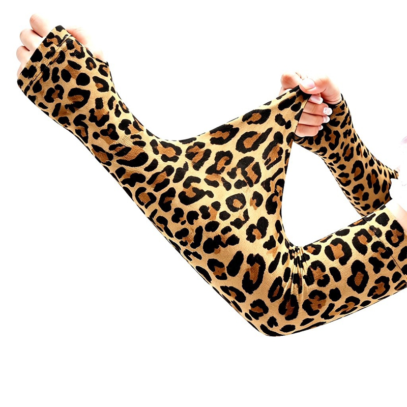 Модные леопардовые длинные эла – обзор и цена Women'S Fashion Gloves