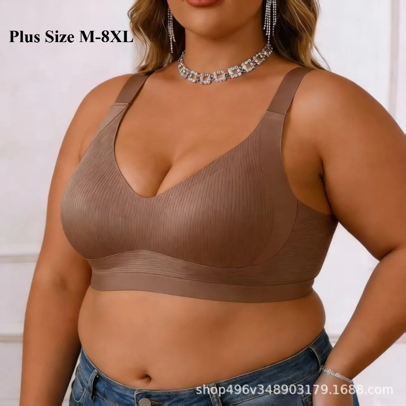 Бюстгальтер M-8XL Plus Size дл – обзор и цена Bra Top Seamless